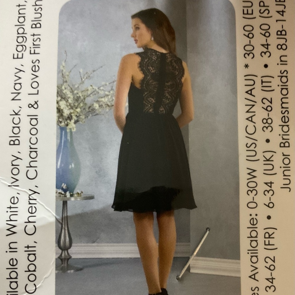 brand .Signature alfredo angeli, black dress